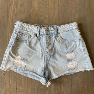 High waist shorts